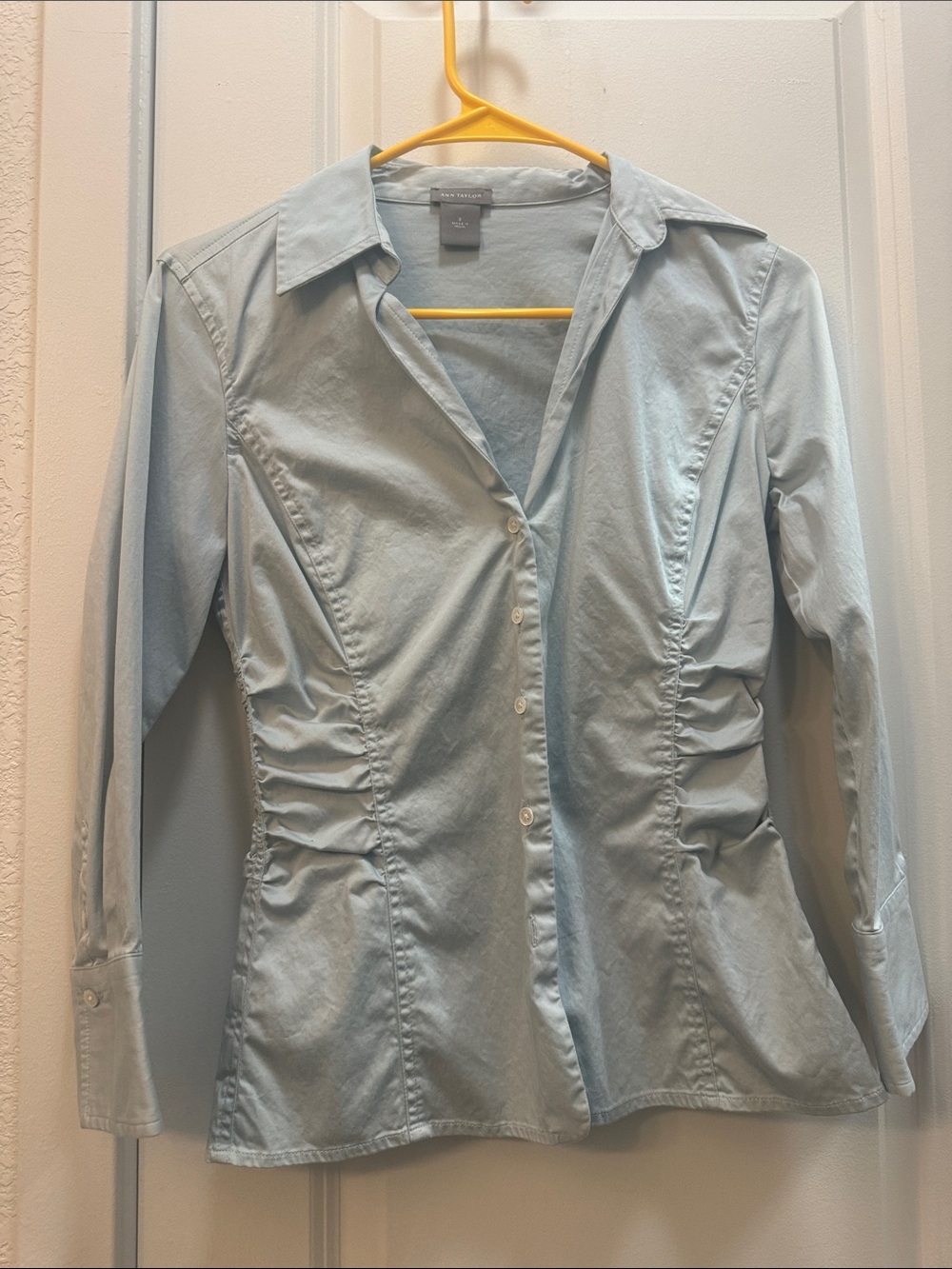 Ann Taylor light blue blouse